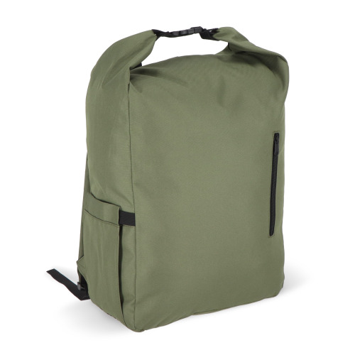 Plecak z klamrą R-PET 600D Rolltop 20L Oliwkowa zieleń LT95352-N0043 
