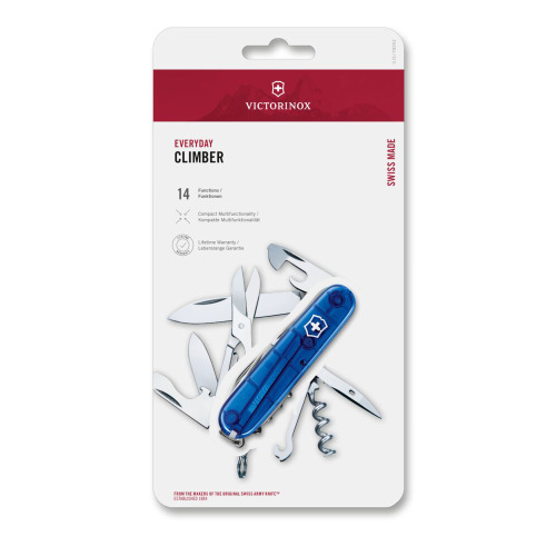 Scyzoryk Climber transparentny Victorinox Niebieski 13703T264 (2)