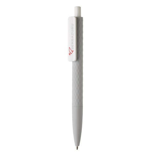 Długopis X3 z przyjemnym w dotyku wykończeniem szary V1999-19 (3)