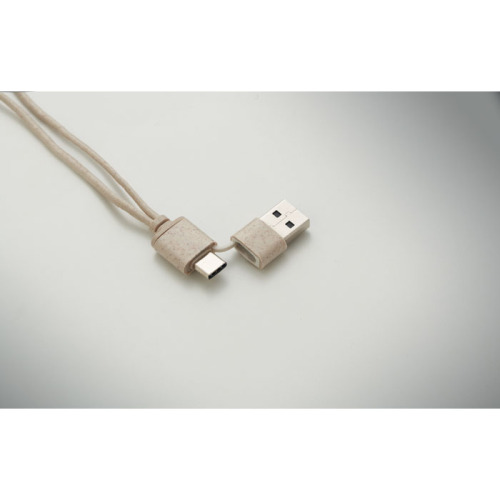 Zestaw kabli w etui Bezowy MO2921-13 (6)