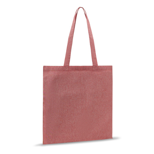 Bawełniana torba na zakupy z recyklingu 38x42cm Czerwony LT95198-N0021 