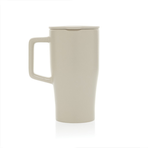 Ceramiczny kubek podrożny 490 ml Szary P437.2219 (1)