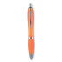 Długopis z miękkim uchwytem przezroczysty pomarańczowy KC3314-29  thumbnail