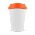 Filiżanka do kawy RPP z białym korpusem 250ml Biały / pomarańczowy LT98867-N0126 (2) thumbnail