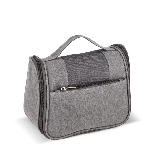 Torba podróżna na kosmetyki rPET 300D Kora Szary LT95396-N0061 