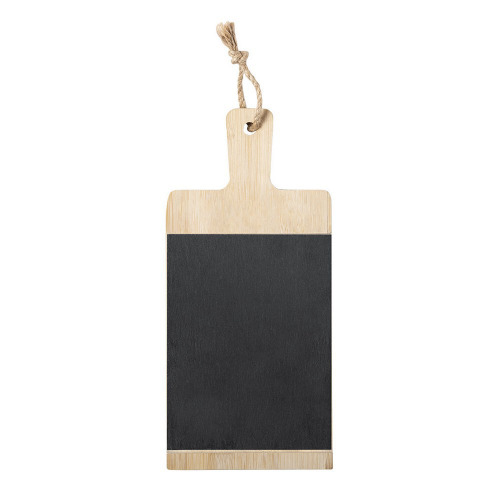 Deska do krojenia wykonana z łupka i bambusa Neutralny V8896-00 (8)