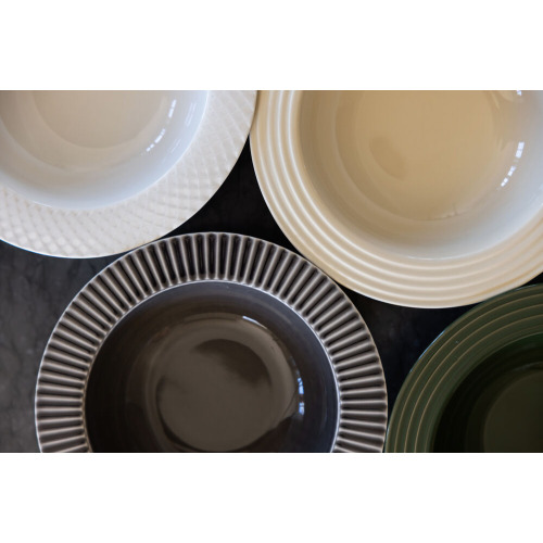 Talerz głęboki COFFEE & MORE, biały Biały 5018641- (3)