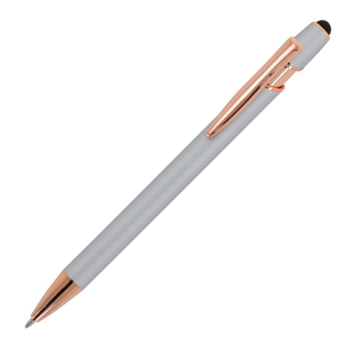 Ballpen Paris Deluxe Metal Rubberised Srebrny LT87783-N0005 