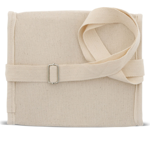 Kwadratowa torba chłodząca 100% bawełna 22x18x18cm Ecru LT95264-N0054 (1)