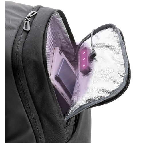 Plecak ze sterylizatorem UV-C Swiss Peak Czarny P762.551 (7)