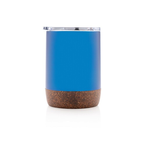 Kubek podróżny 180 ml, stal nierdzewna z recyklingu niebieski P435.055 (2)