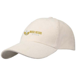 Houston 6-panelowa czapka ze sztruksu z recyklingu