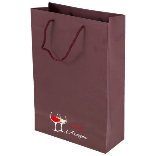 Torba papierowa 2-el. Burgund V6623-12 (2)