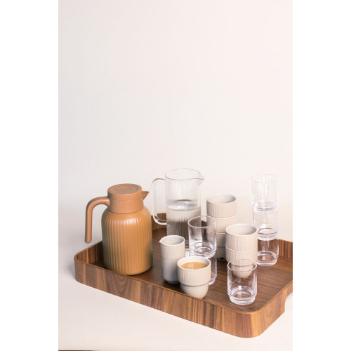 Taca HANNA, duża, ciemnobrązowy Ciemnobrązowy 5018667- (2)