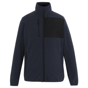Kurtka Mikropolarowa do Znakowania - Navy & Black