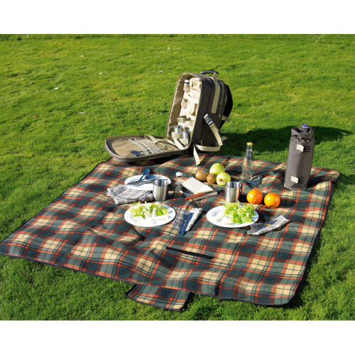 Luksusowy piknikowy plecak brązowy AR1470-01 (4)
