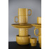Kubek do kawy COFFEE & MORE 2-szt, żółty Żółty 5018524- (3) thumbnail