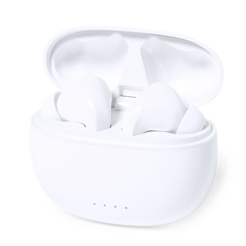 Bezprzewodowe słuchawki douszne ANC biały V0546-02 (1)