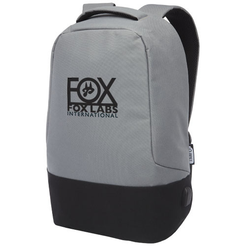 Plecak antykradzieżowy z plastiku z recyklingu Cover Szary 12051082 (2)