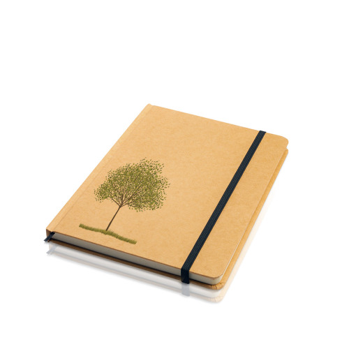 Notes A6 ekologiczny z tektury / Craft A6 Czarny IP25056811 (2)