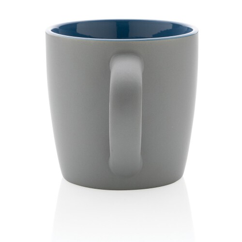 Kubek ceramiczny 300 ml niebieski, szary P434.005 (2)