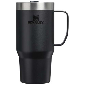 Termoizolowany kubek Stanley Everyday Suburban o pojemności 710 ml, wykonany z recyklingowanej stali nierdzewnej  Czarny