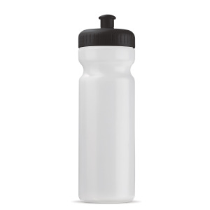 Bidon sportowy BIO 750ml Transparentny / czarny