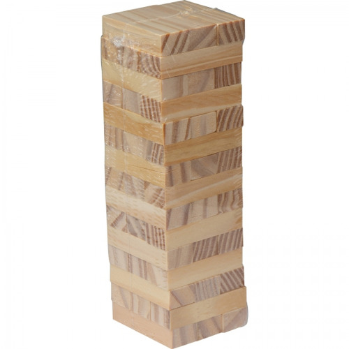 Gra typu jenga LEOPOLDO Brązowy 5074201 (4)