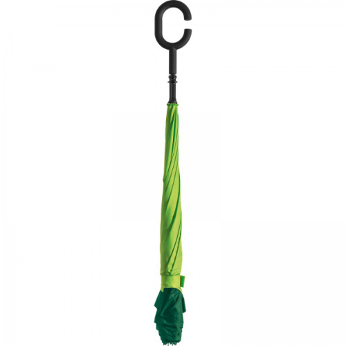 Parasol manualny odwrócony ø120 cm OLIVIA Jasnozielony 4047629 (3)