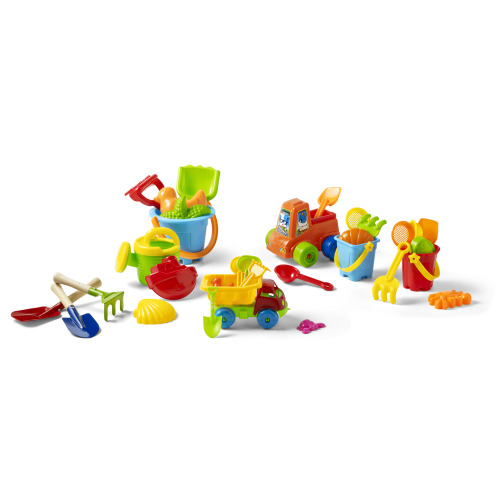 Zestaw plażowy, wiaderko Wielokolorowy V8649-99 (1)