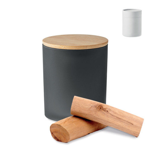 Świeca woskowa roślinna 120 gr Czarny MO6612-03 