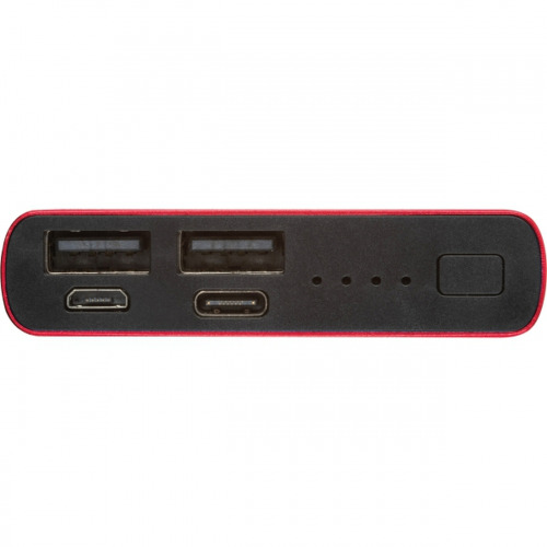 Power bank 10000 mAh z aluminium z recyklingu GIORGIA Czerwony 3450305 (2)
