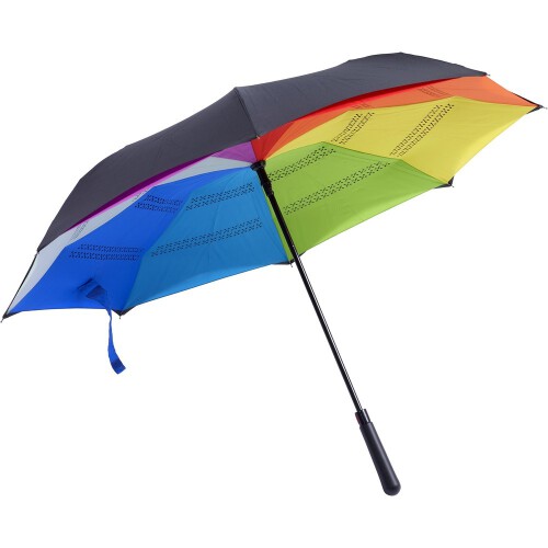 Odwracalny parasol automatyczny wielokolorowy V0671-99 (1)