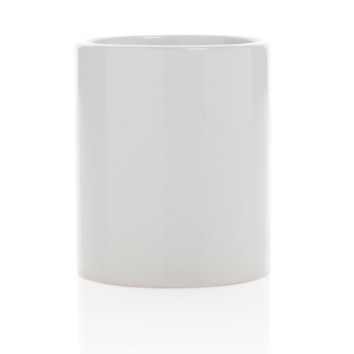 Kubek ceramiczny 350 ml biały, biały P434.013 (3)