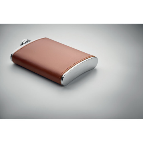 Smukła piersiówka 200 ml Brazowy MO2629-01 (2)