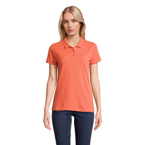PLANET Damskie POLO 170g Pop Orange S03575-PO-S 