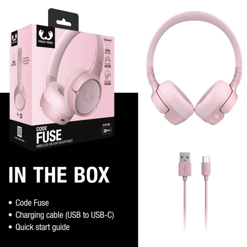 3HP1100 I Fresh 'n Rebel Code Fuse-Wireless on-ear headphone Różowy LT49734-N0076 (3)