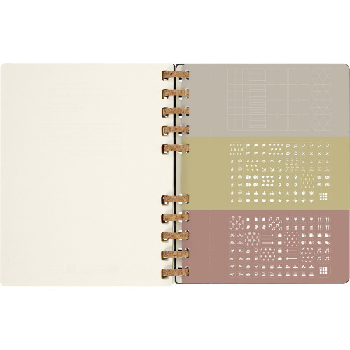 Spiralny kalendarz MOLESKINE Solar Czarny VM590-03/2023 (14)