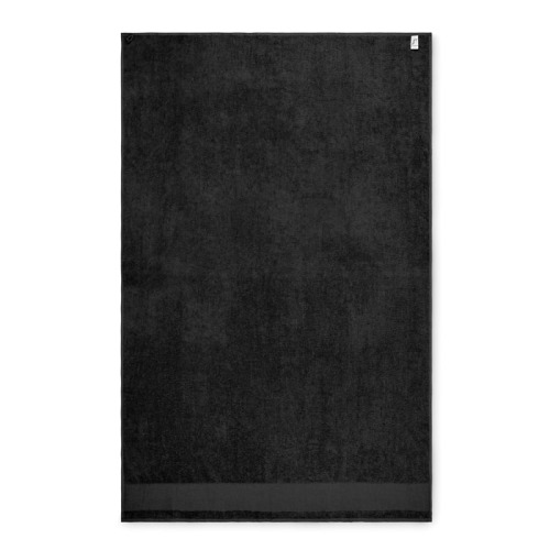 Bawełniany ręcznik kąpielowy Czarny MO2767-03 (2)
