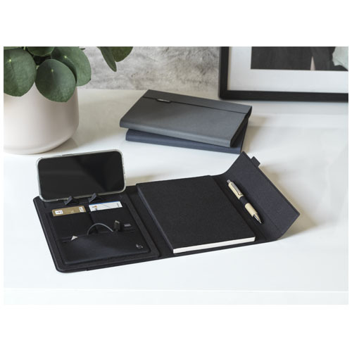 Liberto teczka z notatnikiem do pisania Szary 10786882 (7)