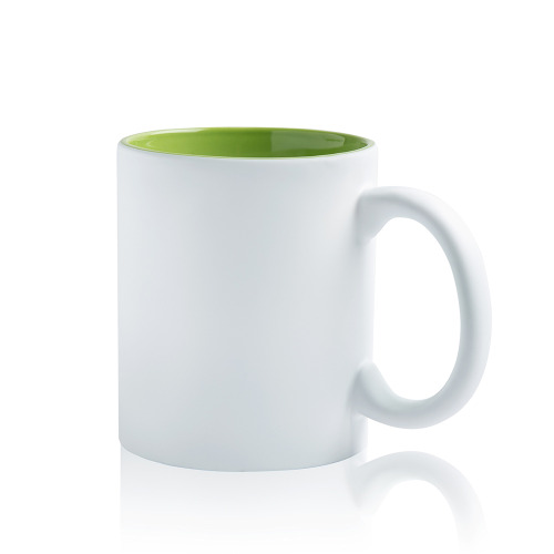 Gumowany kubek ceramiczny, 325 ml / Matte Popmug Jasnozielony IP37005943 