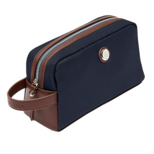 Kosmetyczka Button Navy & Brown