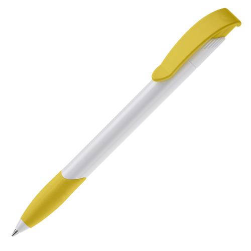 Długopis Apollo (kolor nietransparentny) Biały / żółty LT87100-N0141 