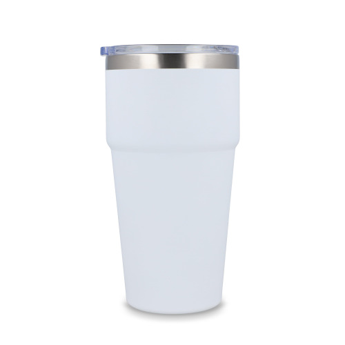 T-ceramiczny kubek do samochodu o miękkim dotyku 500ml Biały LT98729-N0001 (3)