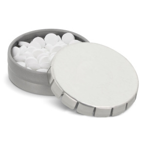 Pudełko mini clic tin peppermint Srebrny