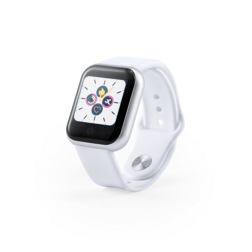 Monitor aktywności, bezprzewodowy zegarek wielofunkcyjny biały V0143-02 