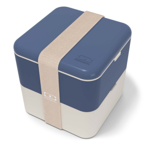 Lunchbox Bento Square Natural Bleu Natural Bleu B313120060 
