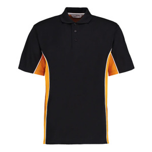 Koszulka Polo Męska Odprowadzajaca Wilgoc - Navy & Red