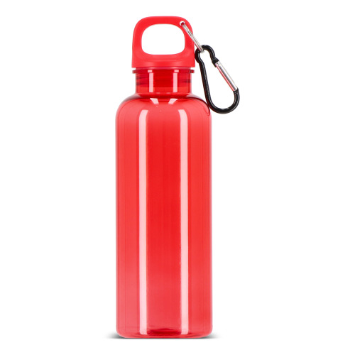 Butelka na wodę Noa R-PET 500 ml Przezroczysty Transparentny / czerwony LT98913-N0421 (3)