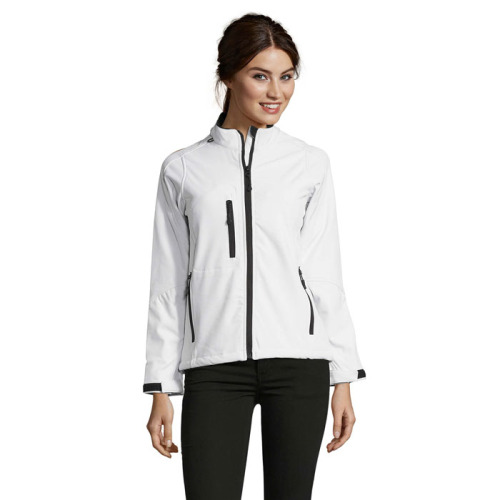 ROXY Damski softshell 340g Bialy S46800-WH-L 